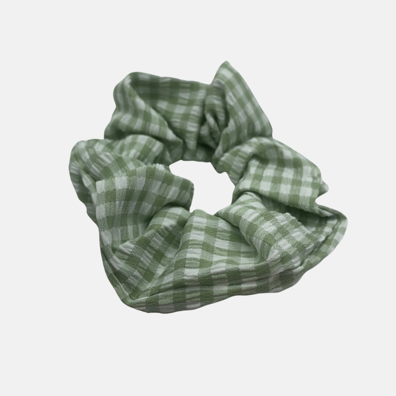 Vichy scrunchie hair tie