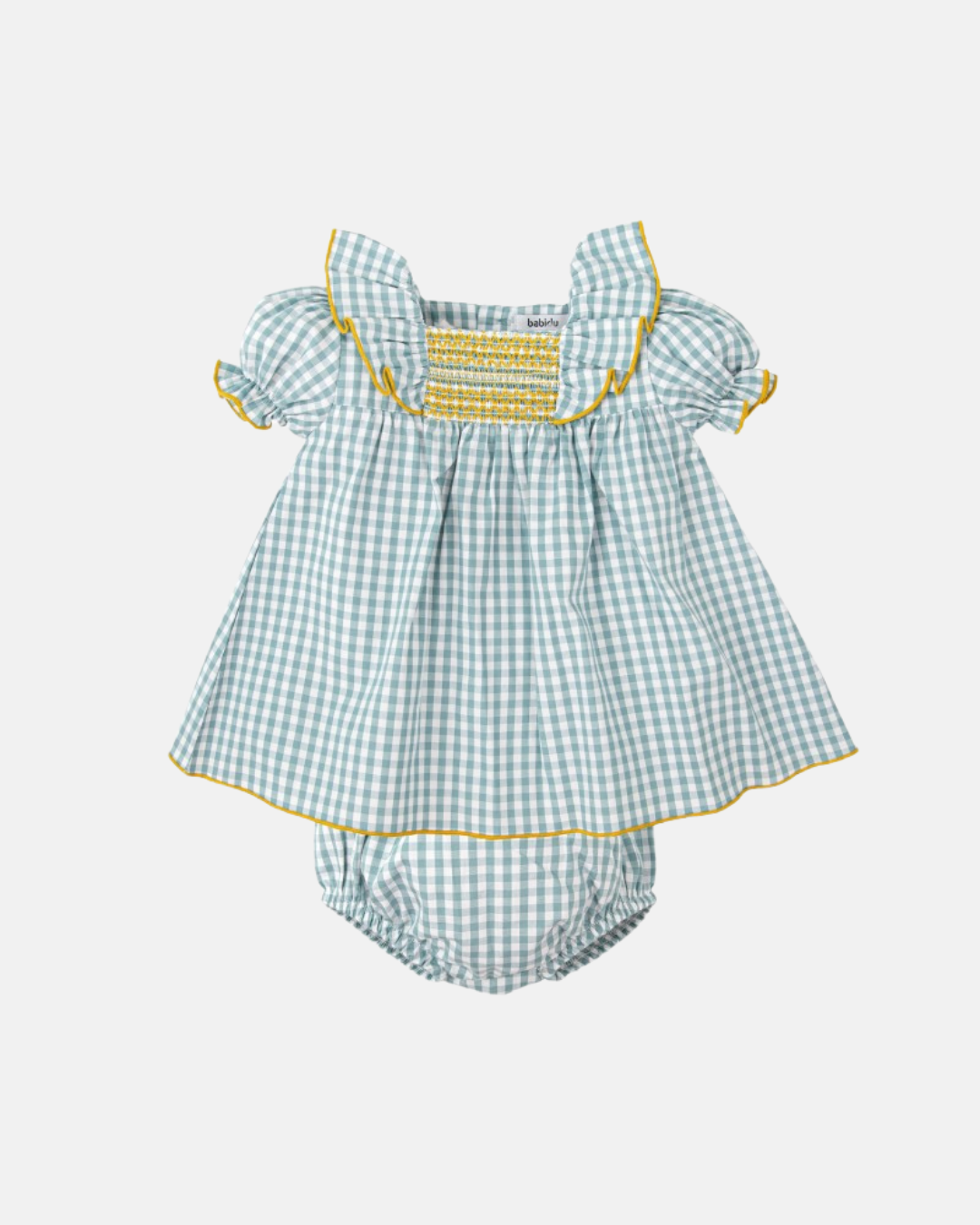 Conjunto bebé nido de abeja