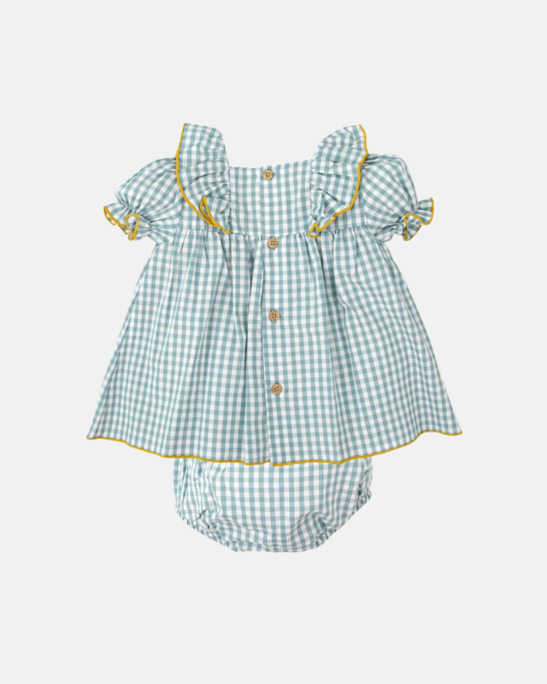 Conjunto bebé nido de abeja