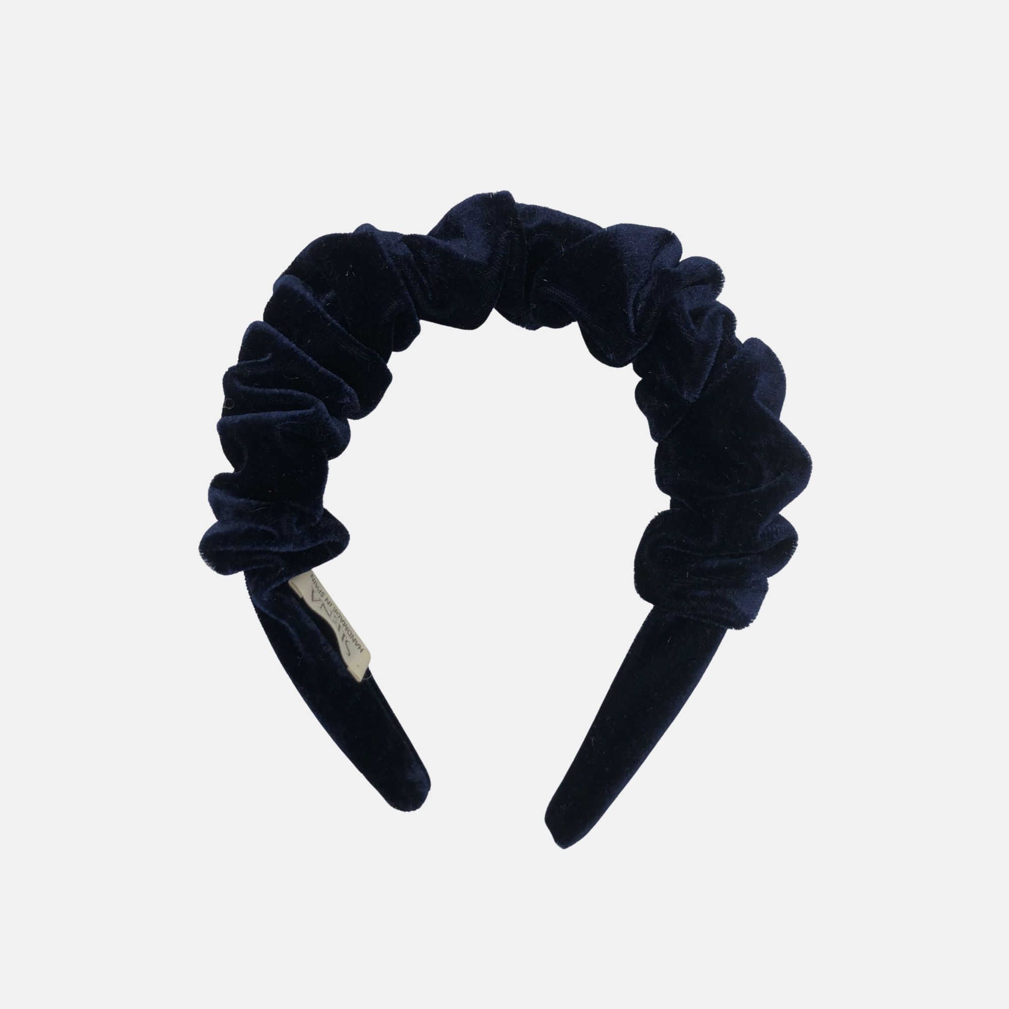 Diadema fruncida terciopelo