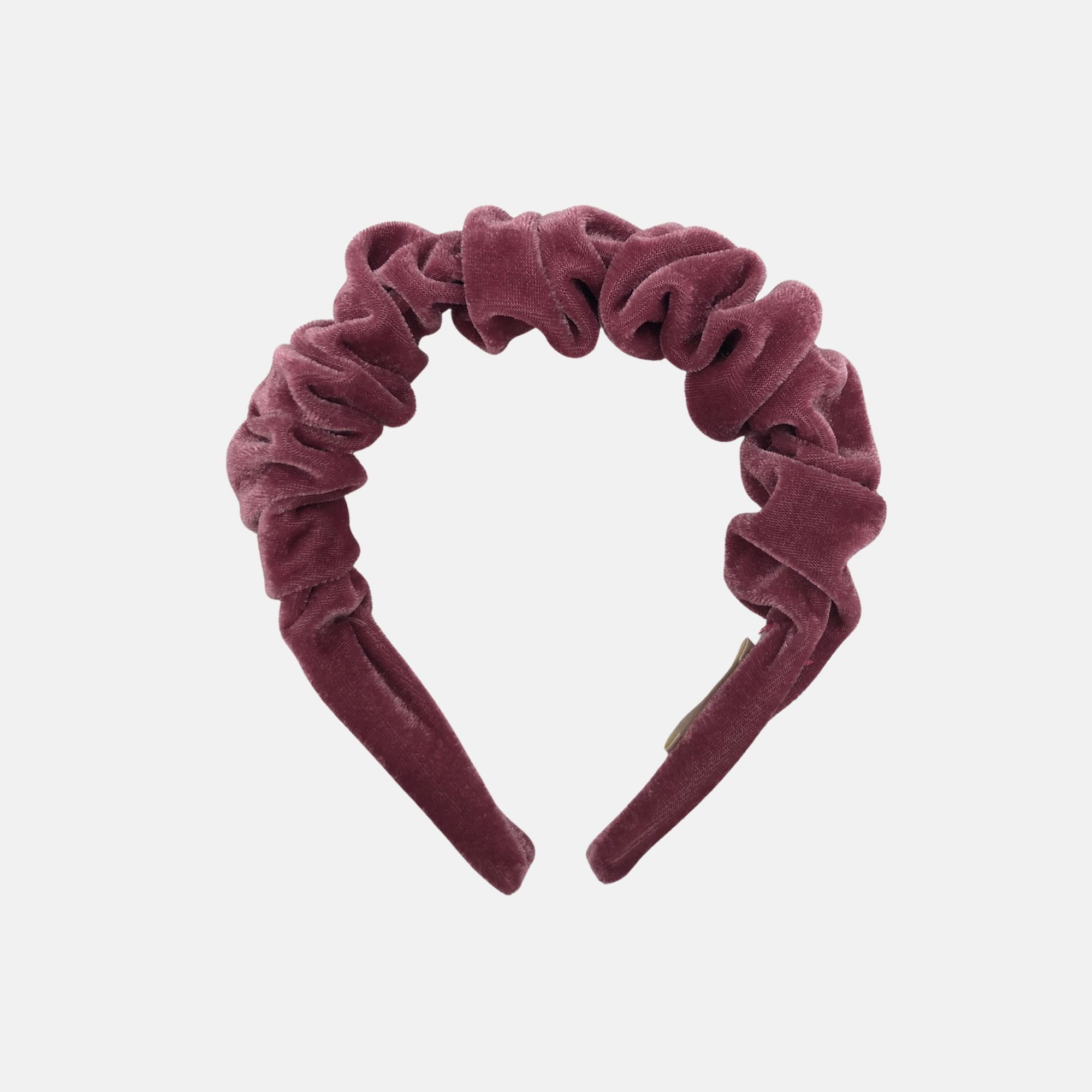 Diadema fruncida terciopelo