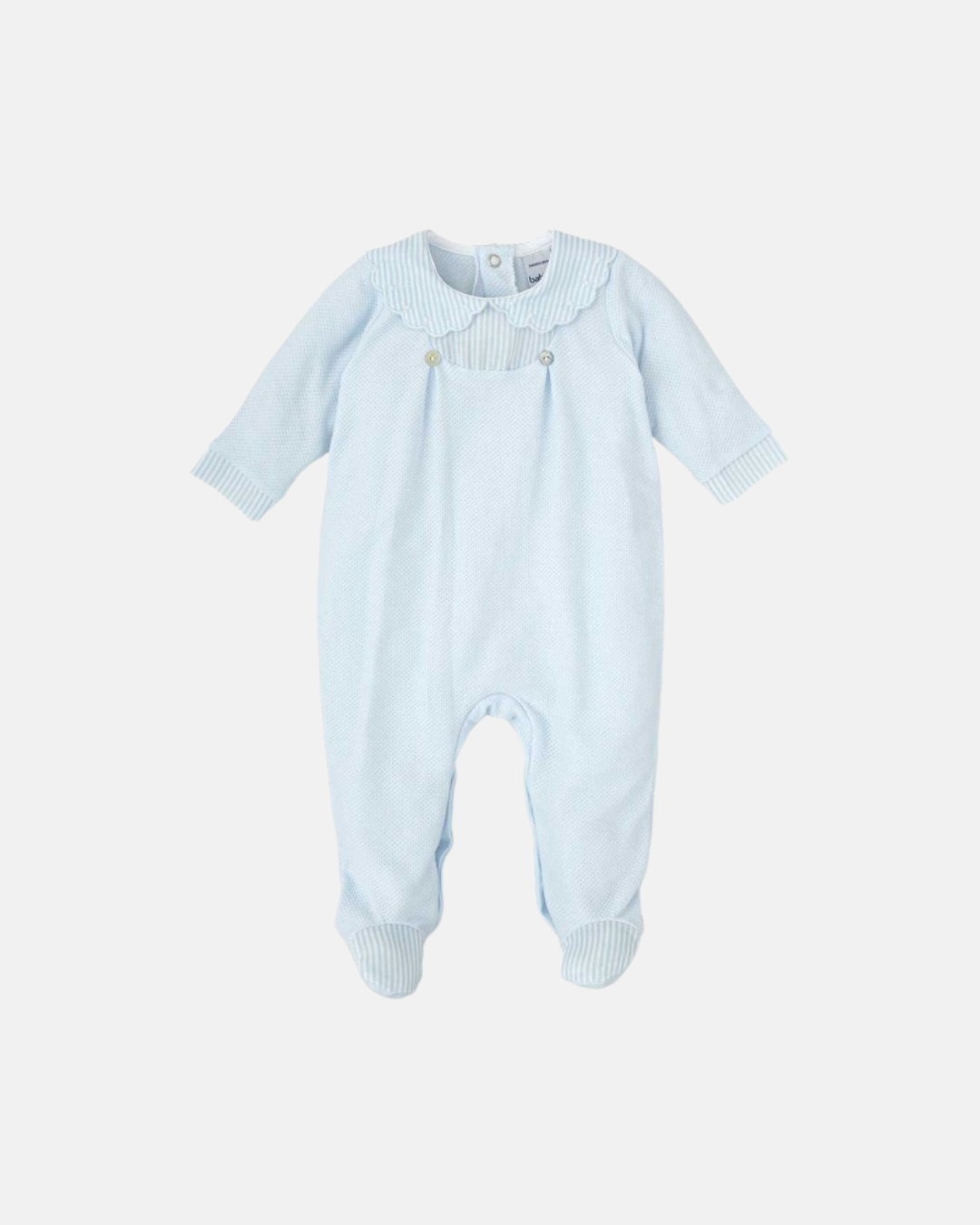 Pijama rayas azul