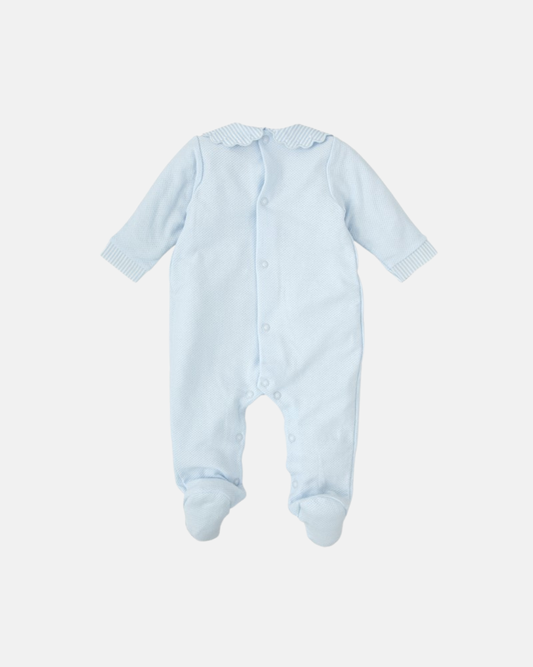 Pijama rayas azul