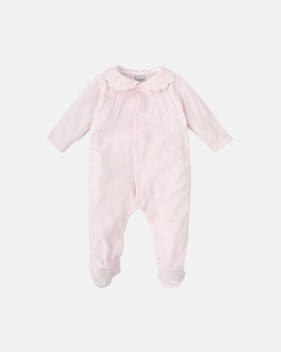 Pijama rayas rosa