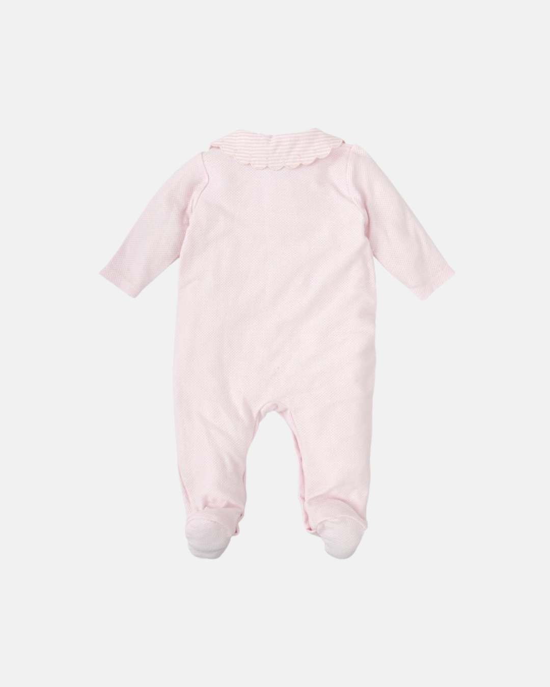 Pijama rayas rosa