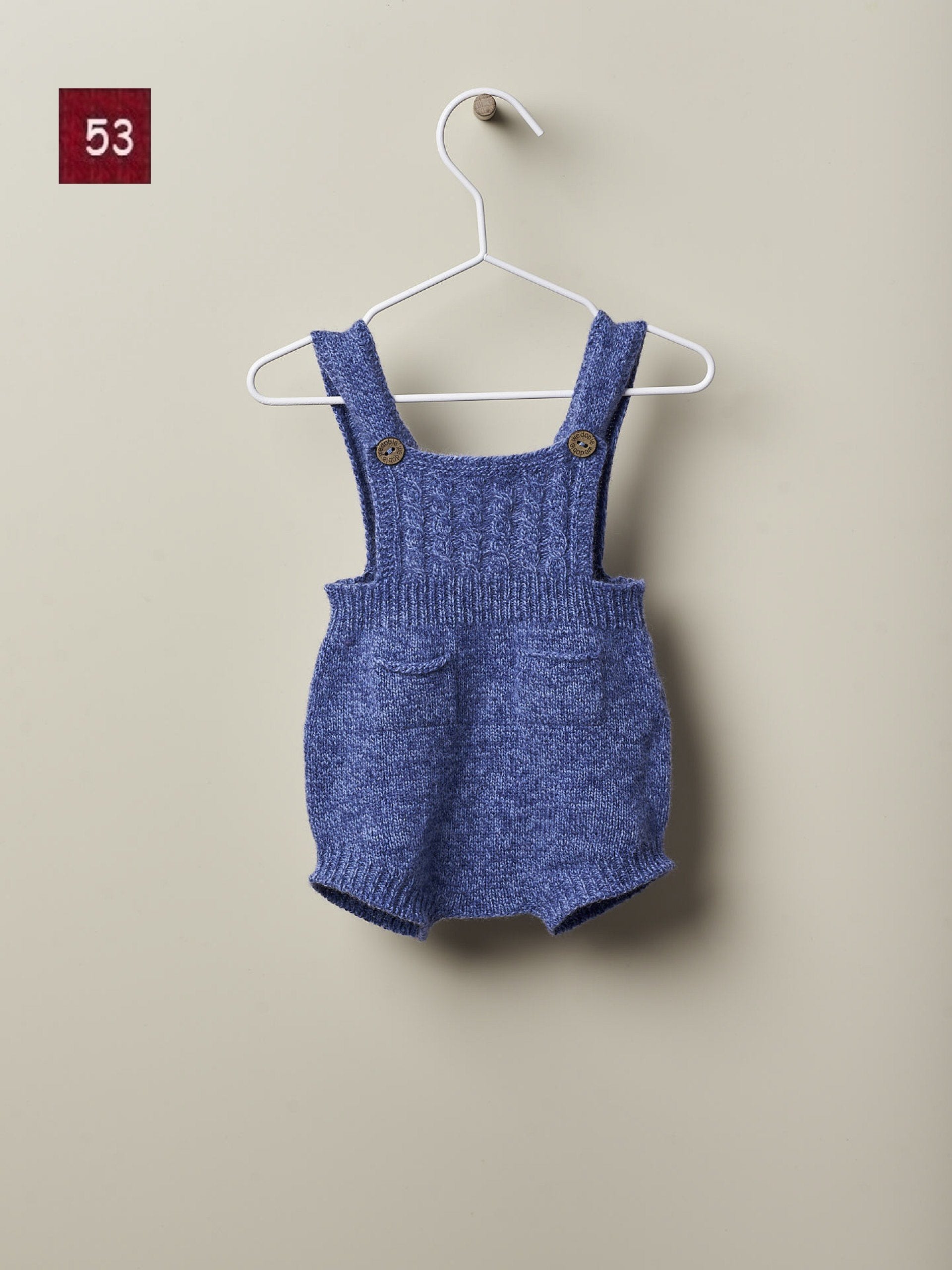 Chaqueta jaspeada azul