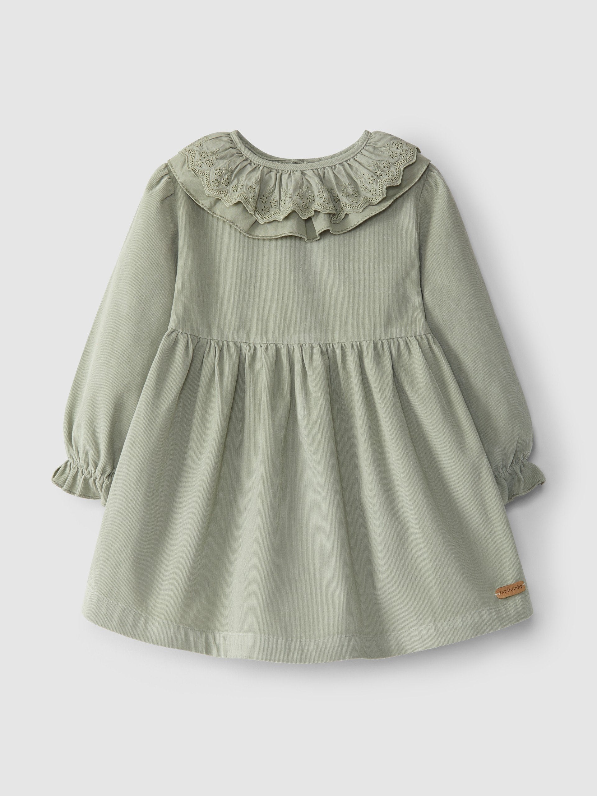 Khaki Corduroy Dress