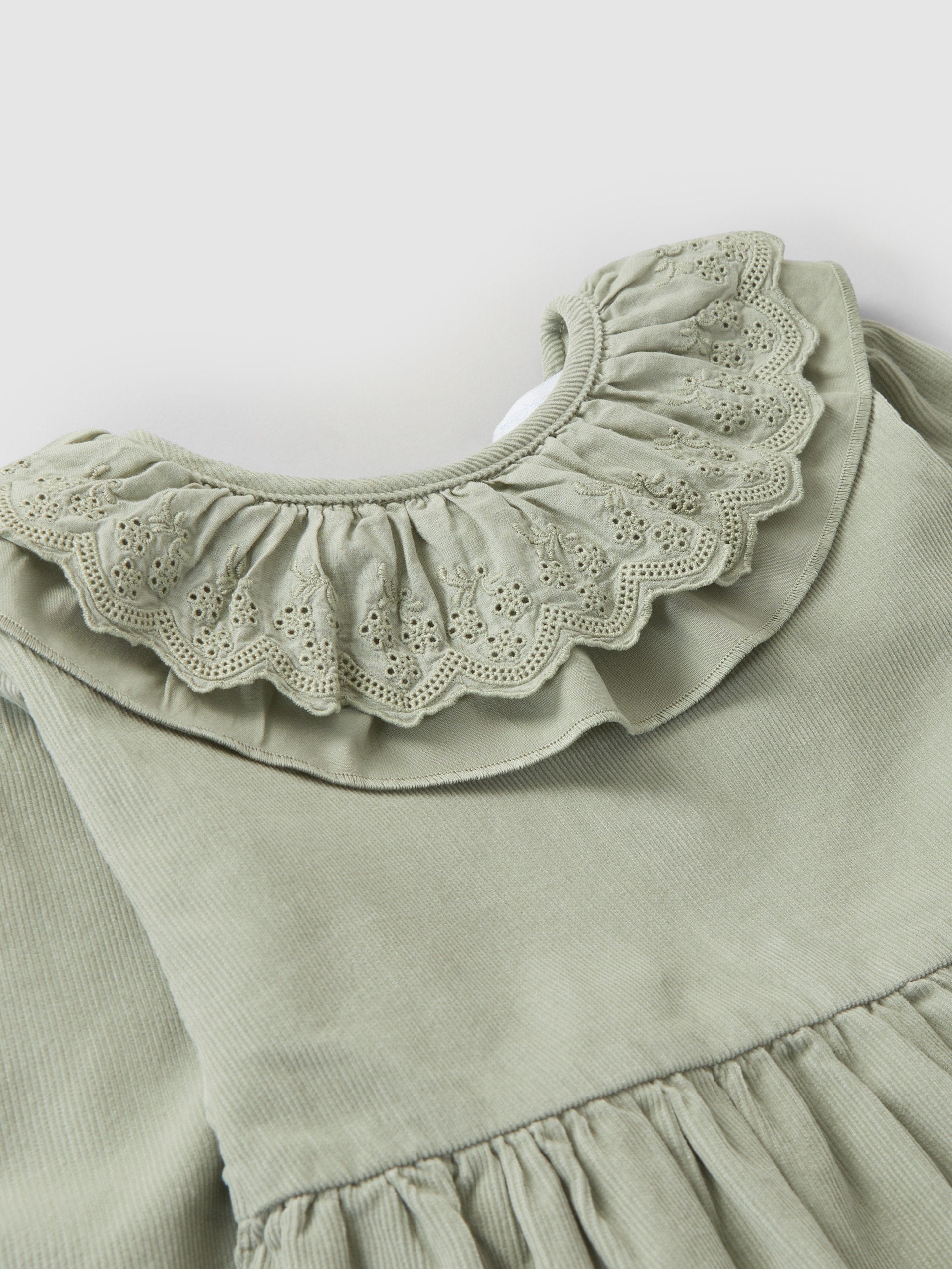 Khaki Corduroy Dress