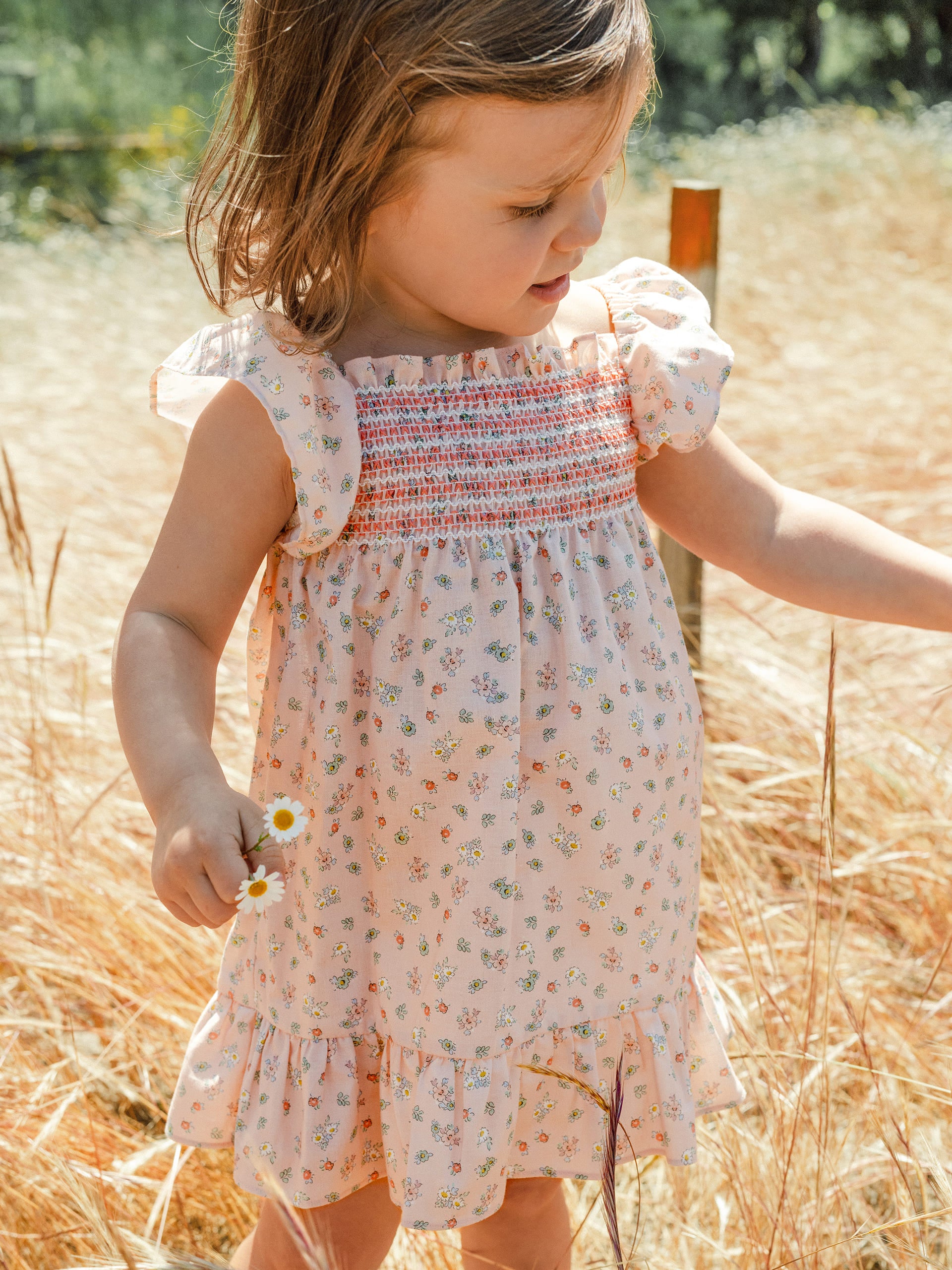 Vestido flores mini