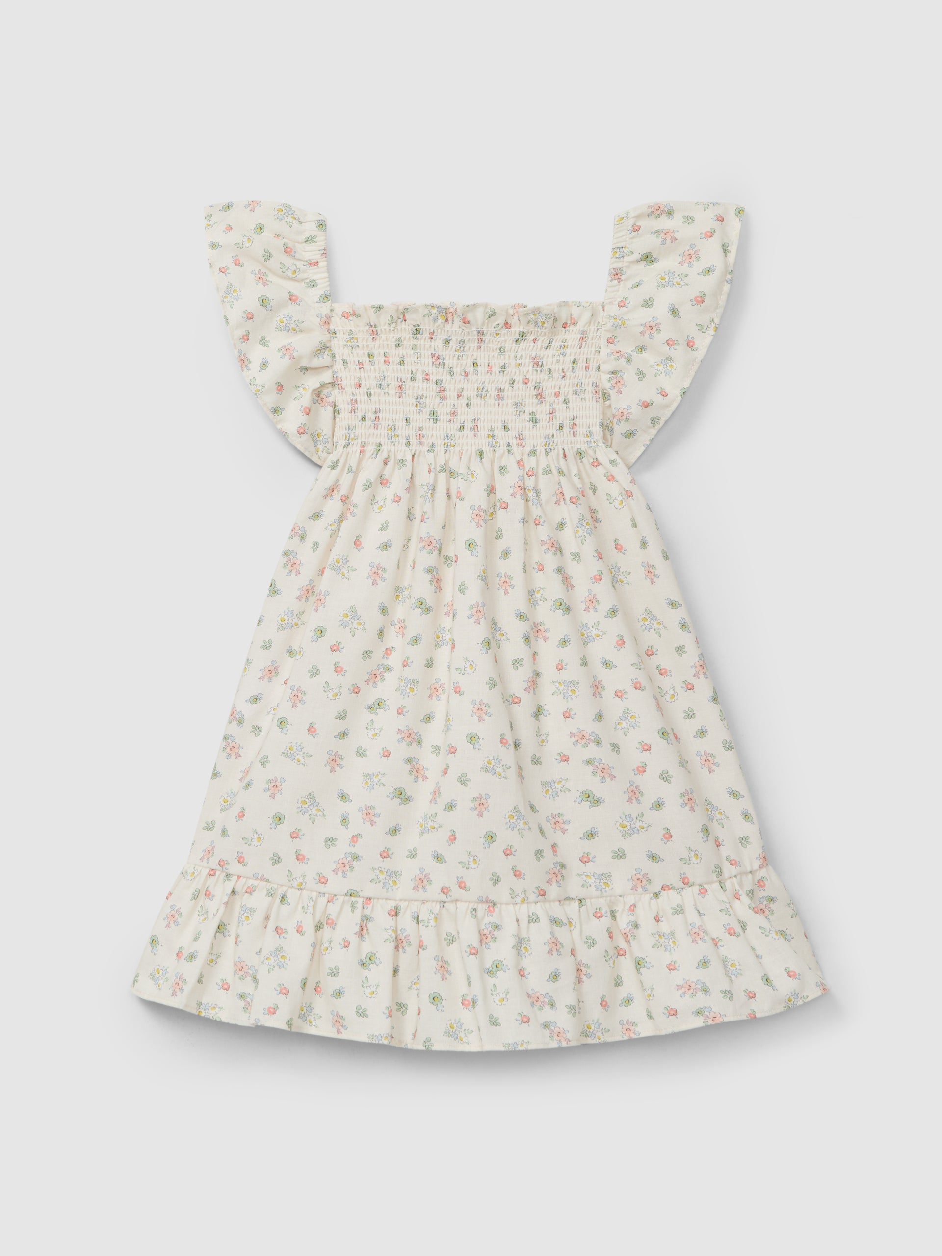 Vestido flores mini