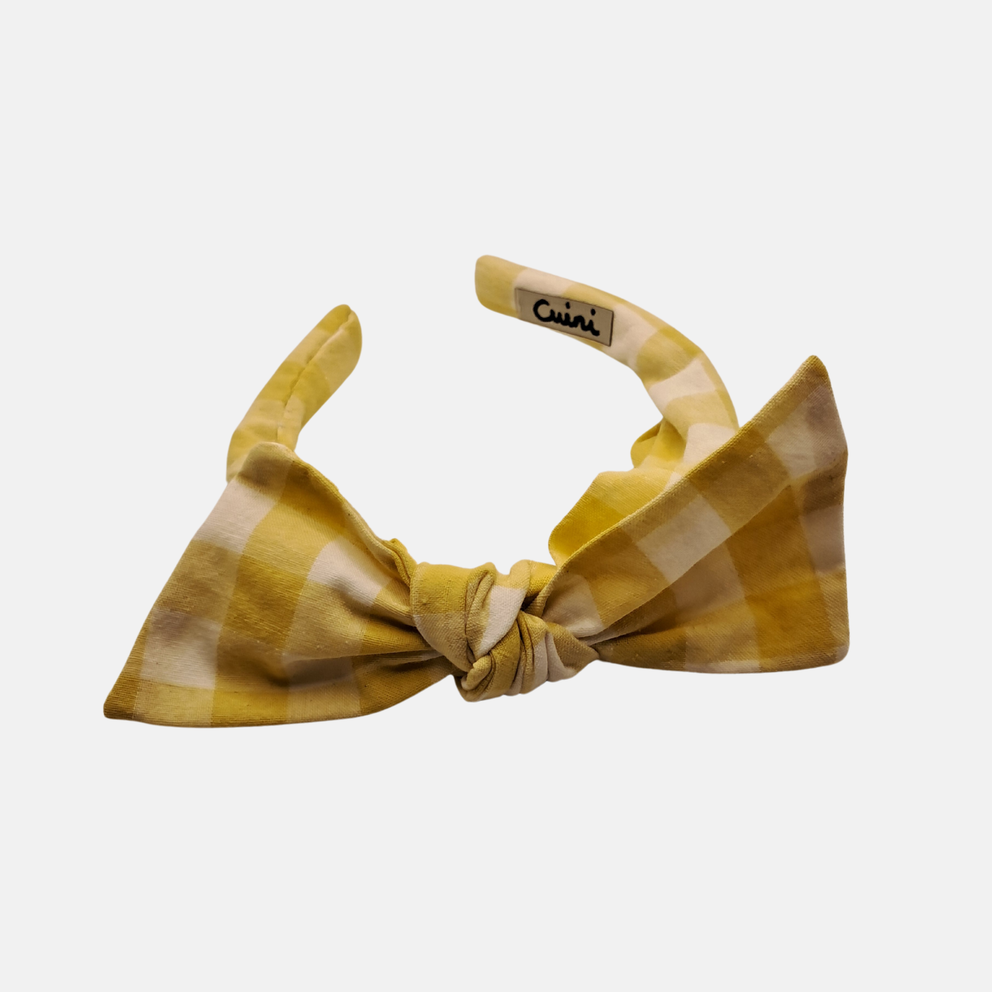 Diadema lazo cuadros grandes