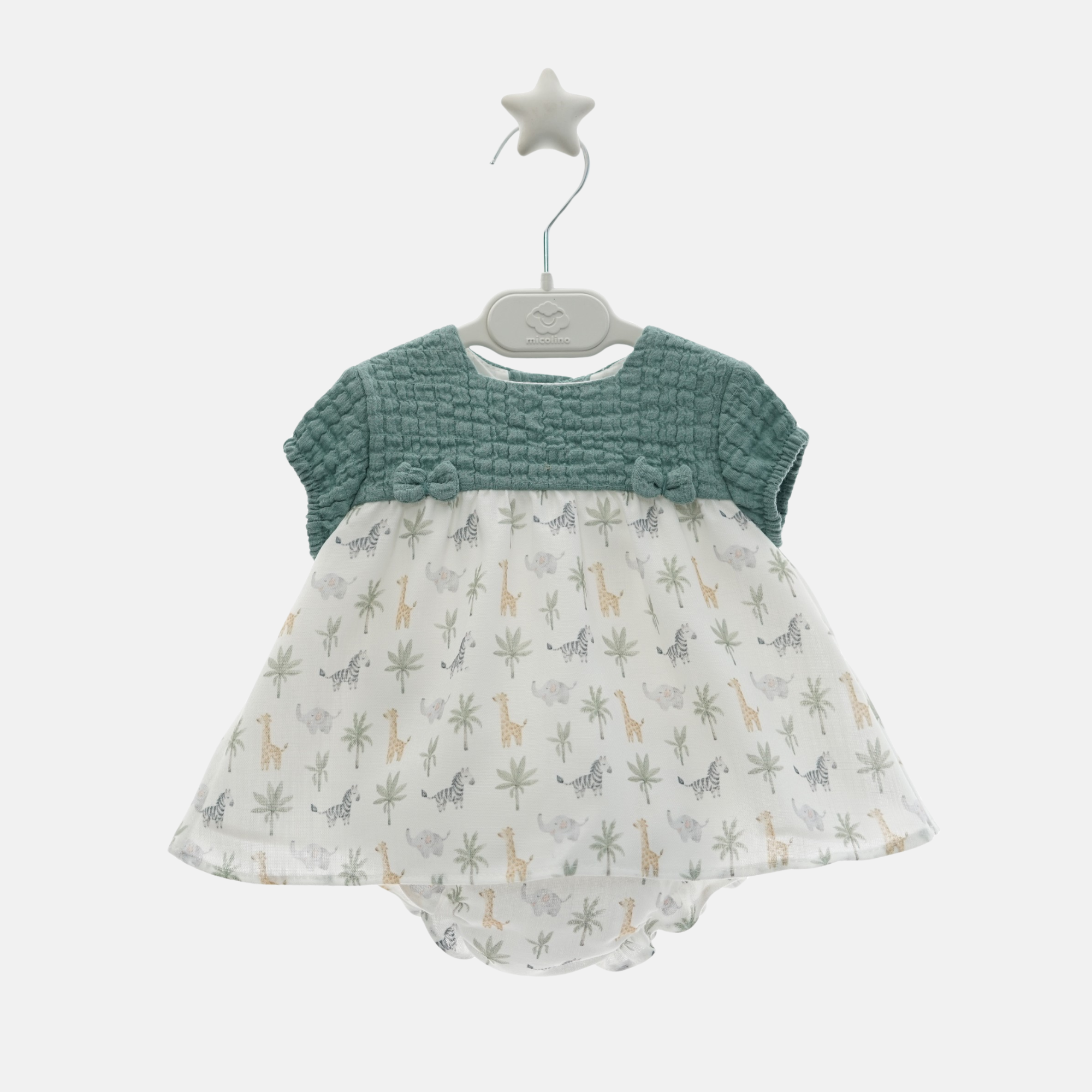 Vestido con braguita animales