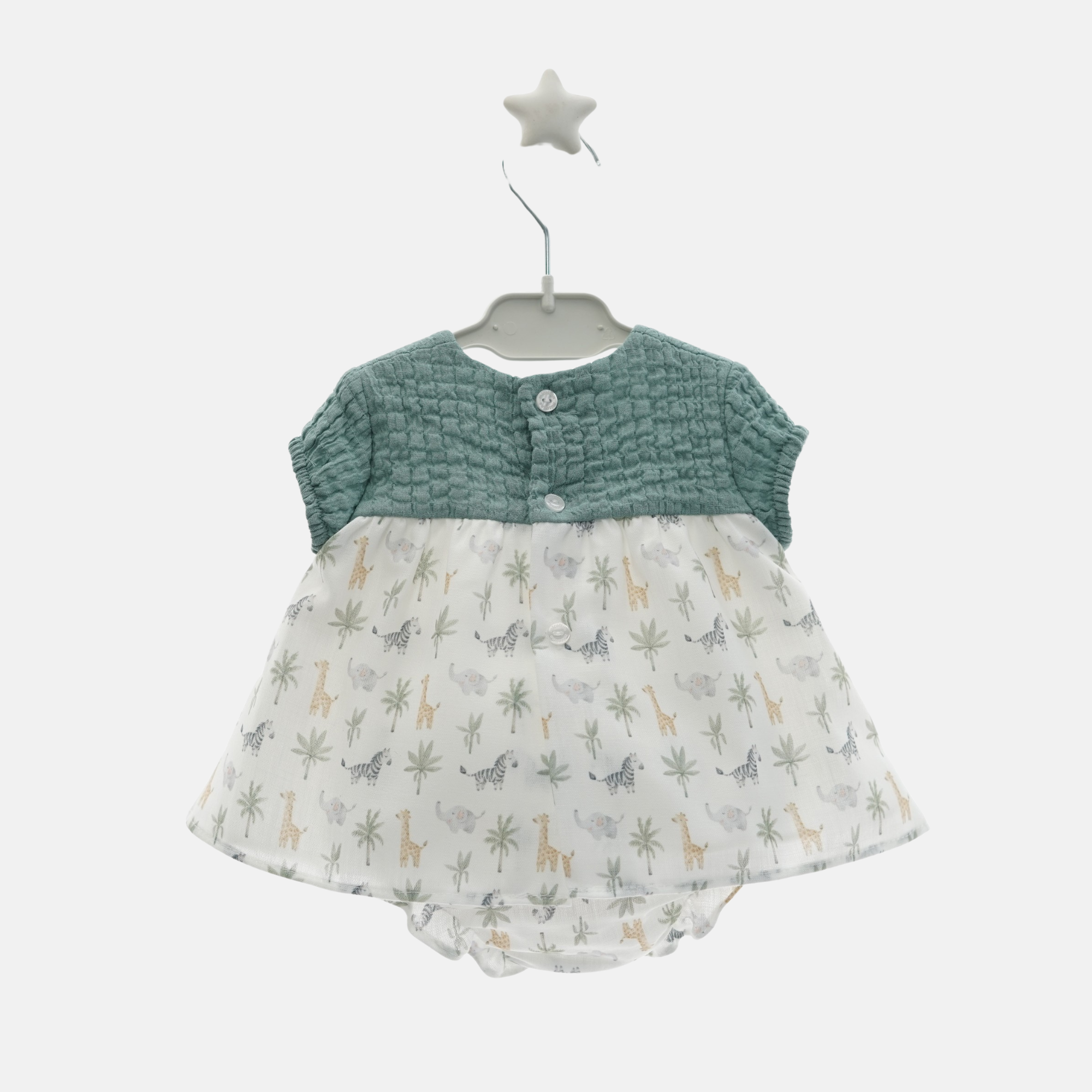 Vestido con braguita animales