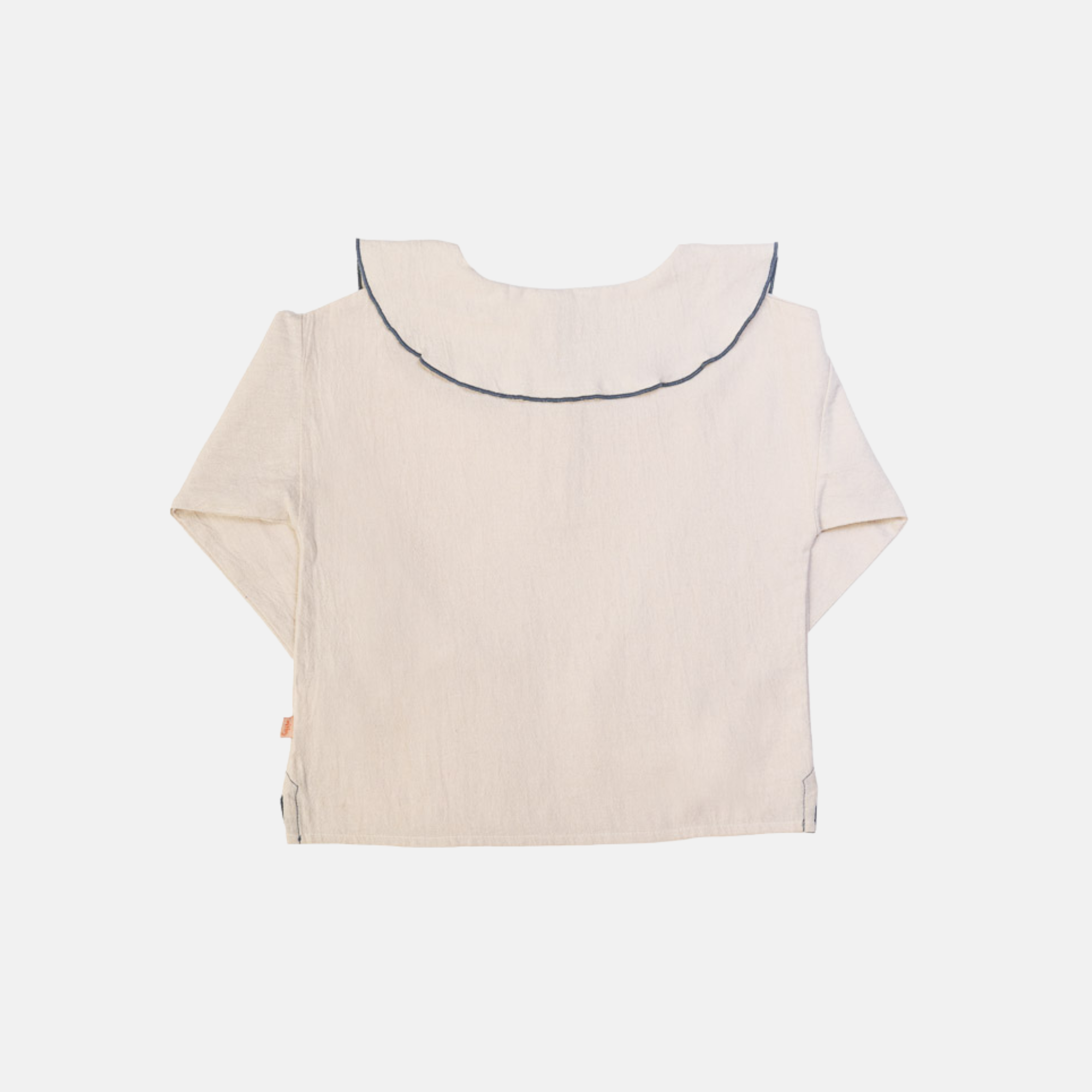 Blusa cuello volante