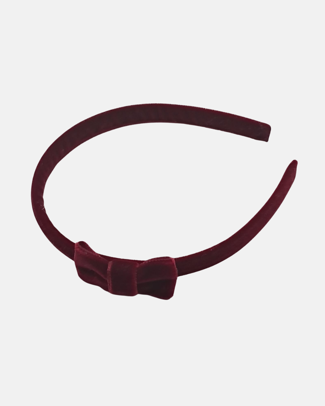 Diadema terciopelo lazo mini