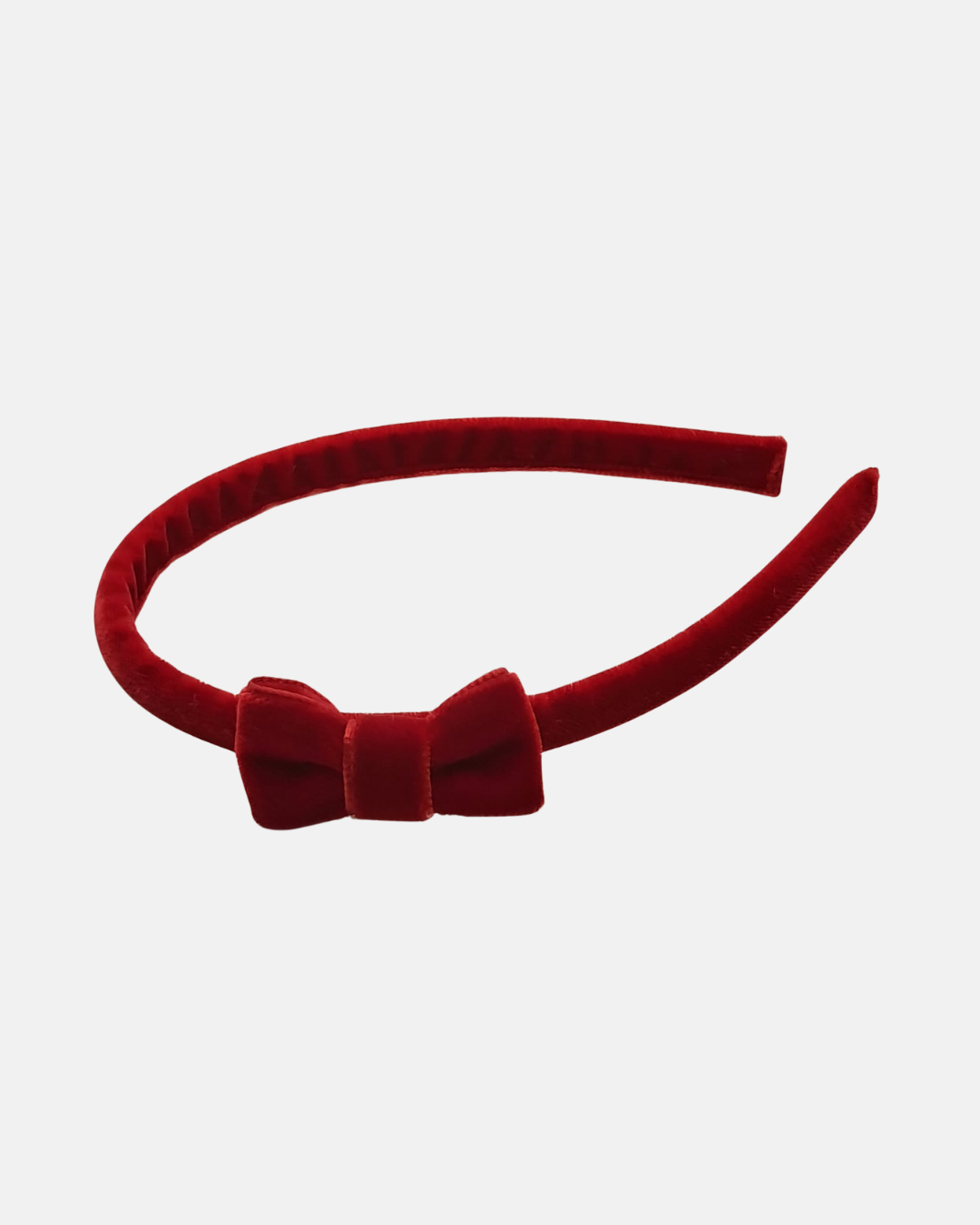 Diadema terciopelo lazo mini