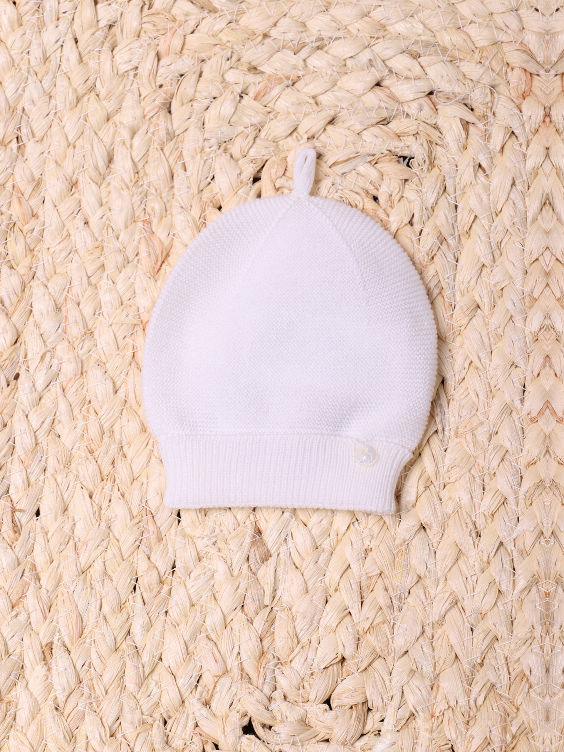 Conjunto de pelele, gorro y manta