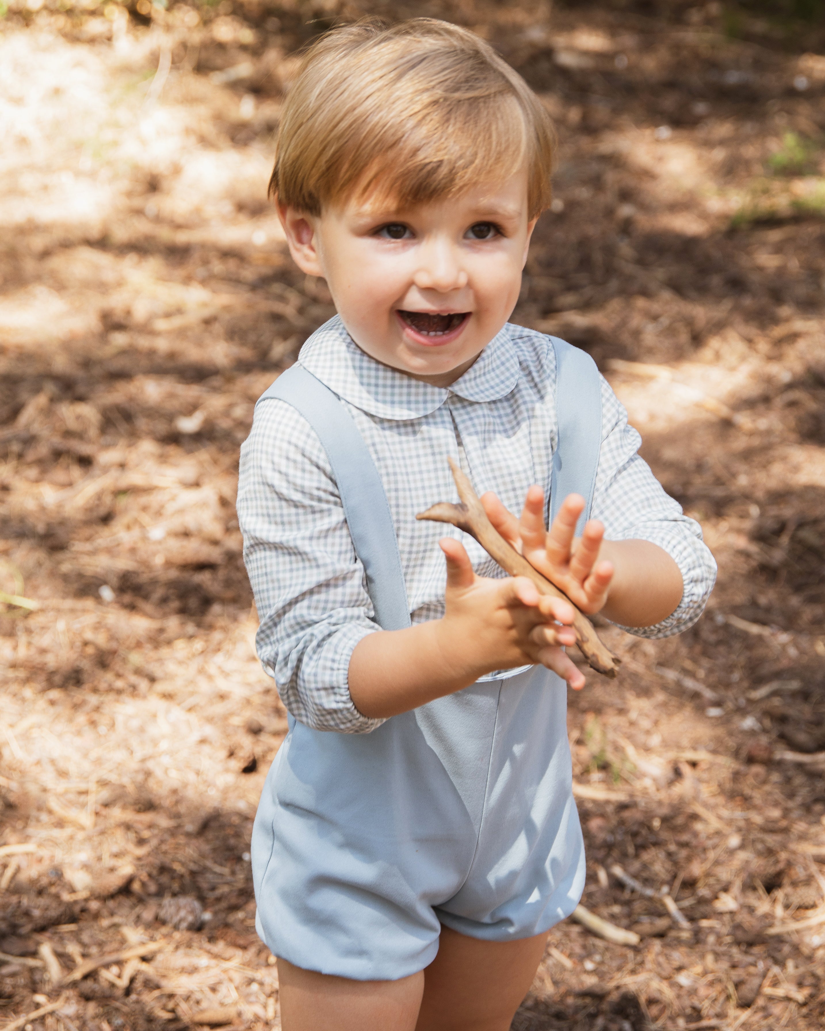 Blusa Cuello Bebé Vichy