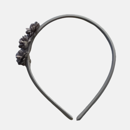 Diadema flores satén