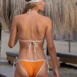 Bikini Naranja Minimalista