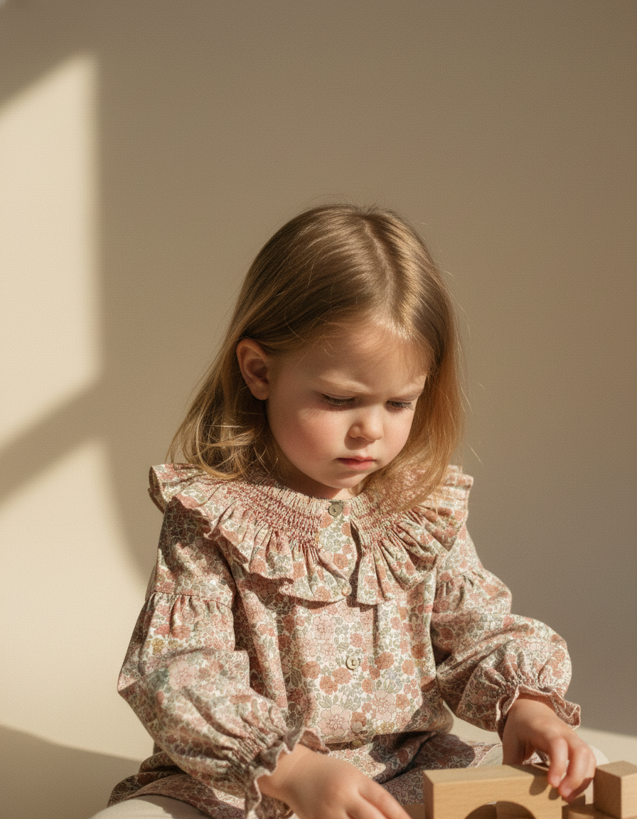 Camisa Liberty Tonos Naranjas