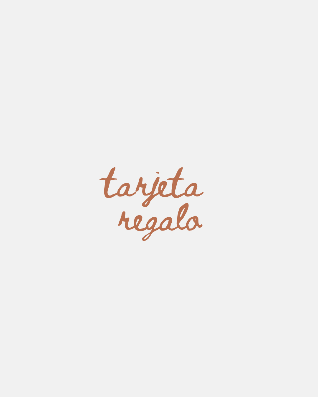 Tarjeta regalo