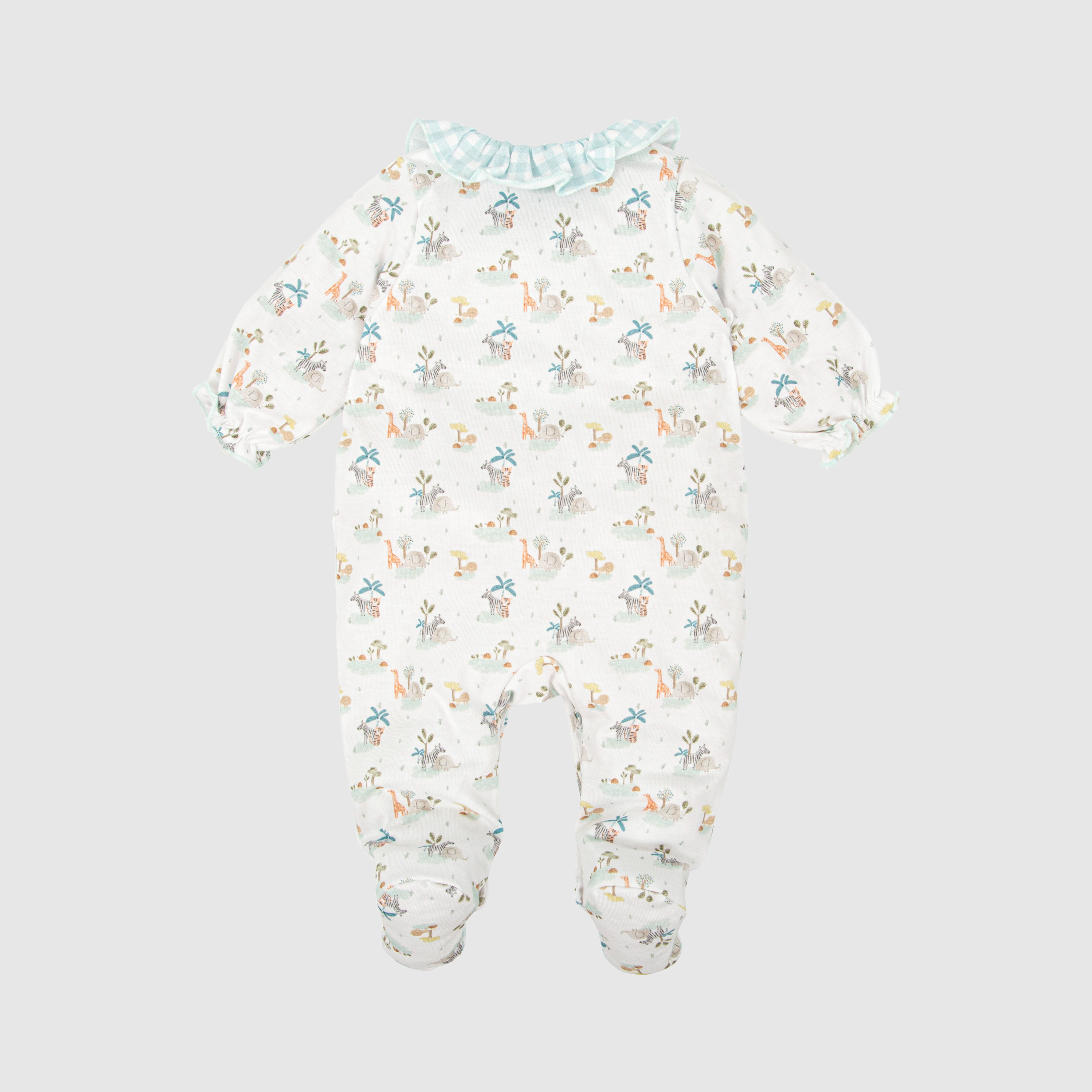 Pijama Cuello Volante Vichy