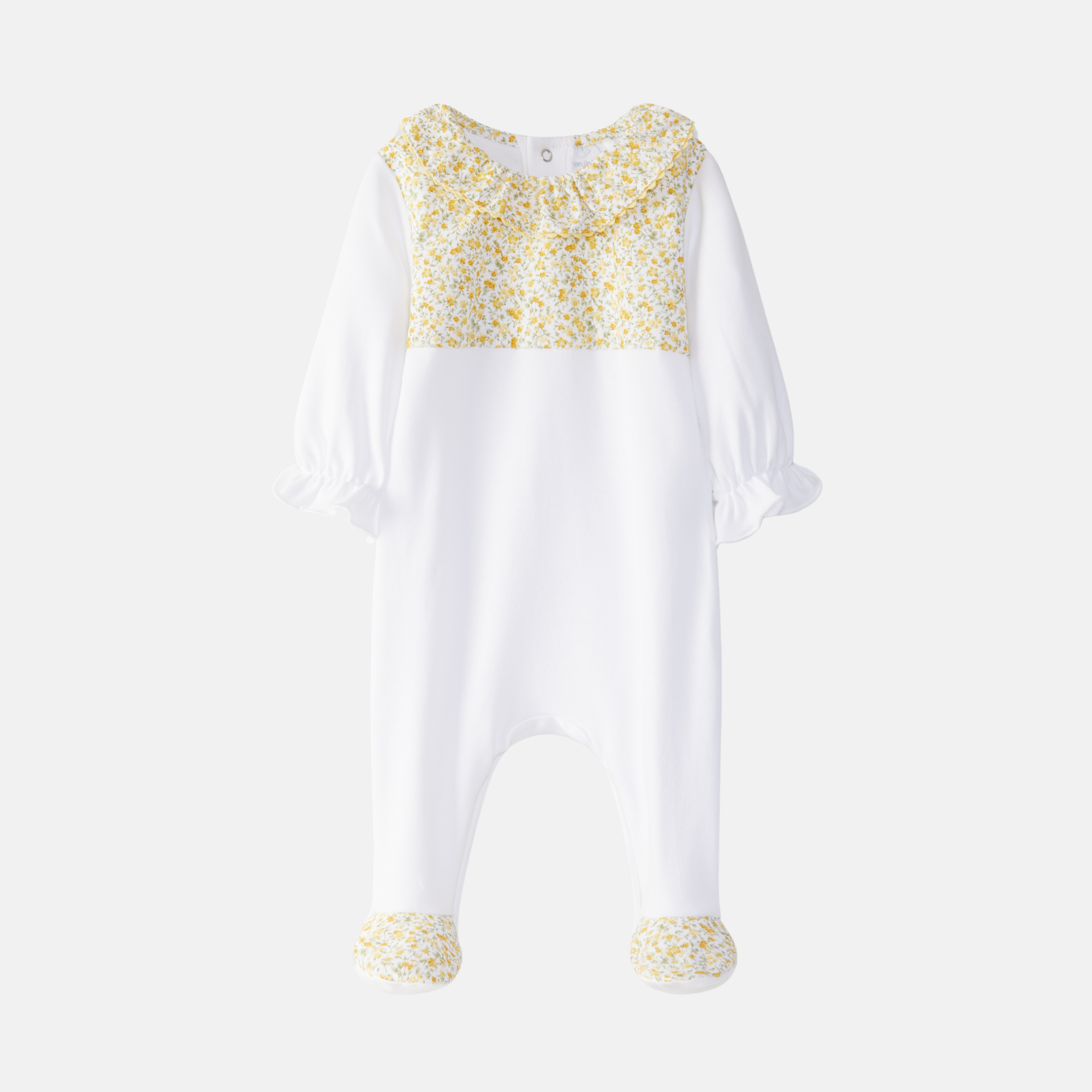 Romper L Yellow Flowers