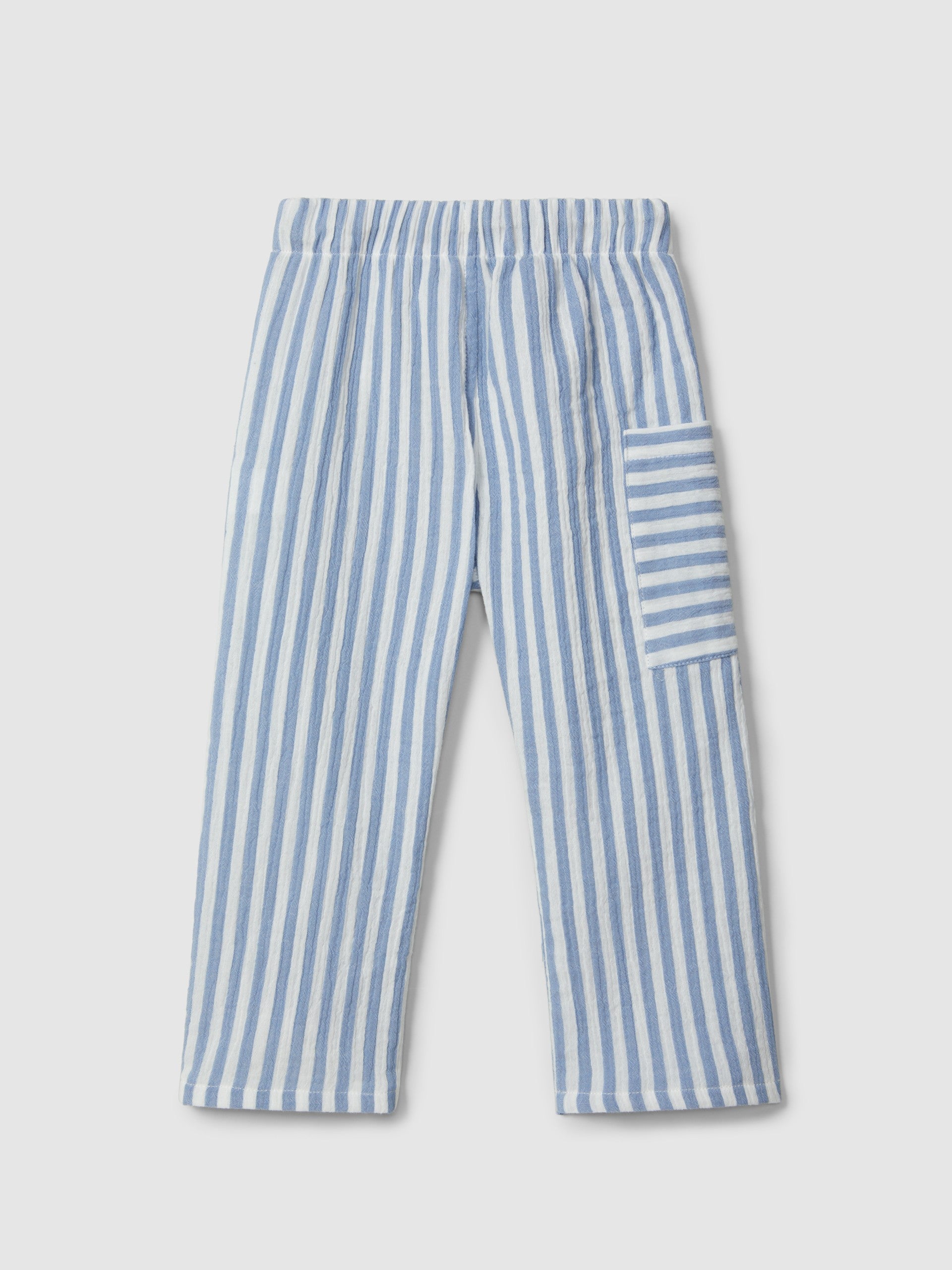 Pantalon de Rayas Azul