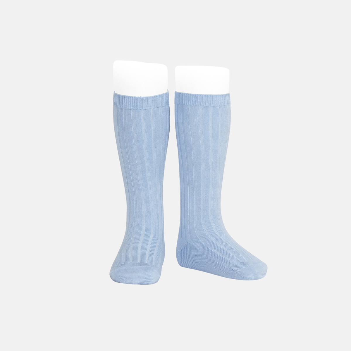Long ribbed socks Aluminum 221