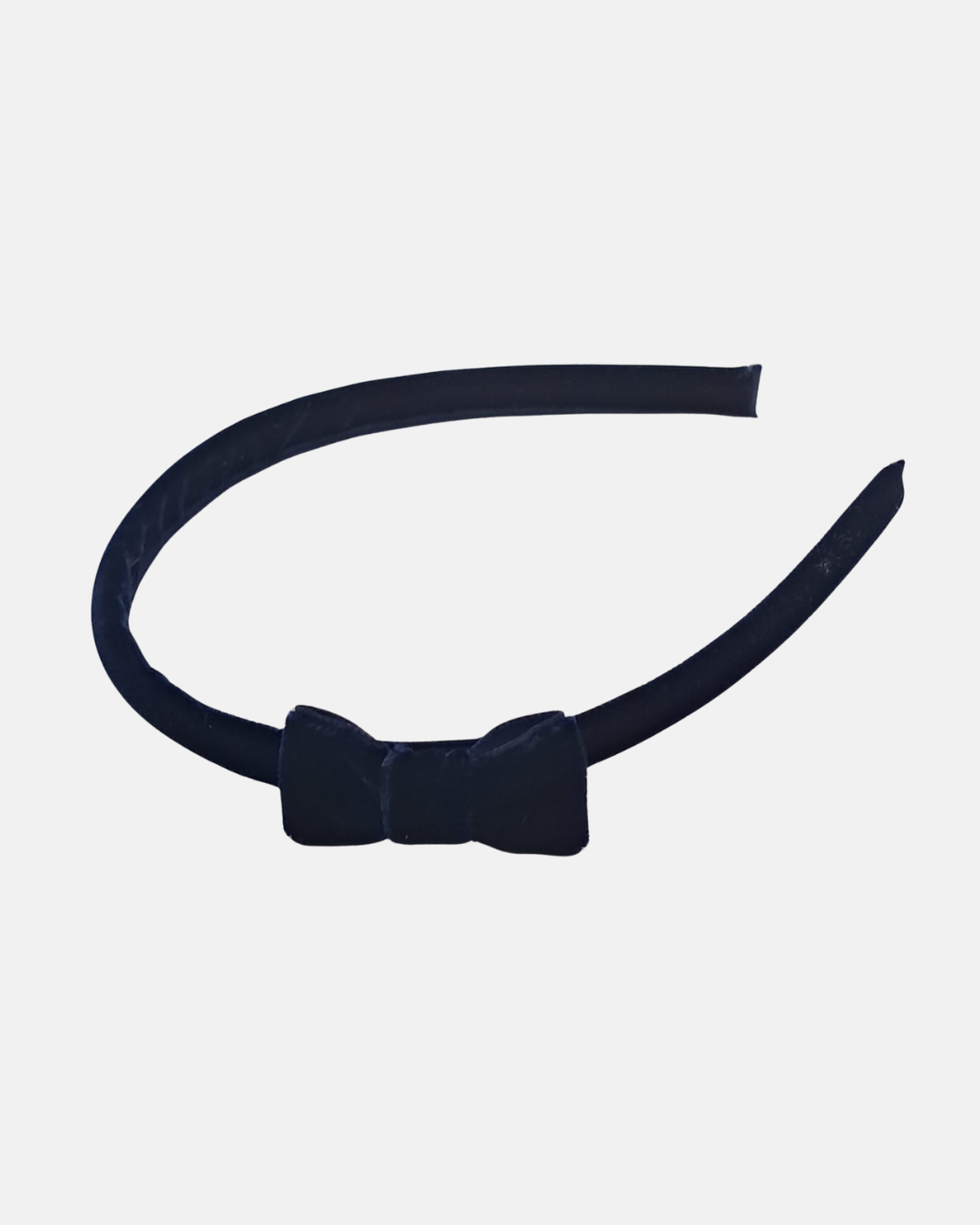 Diadema terciopelo lazo mini