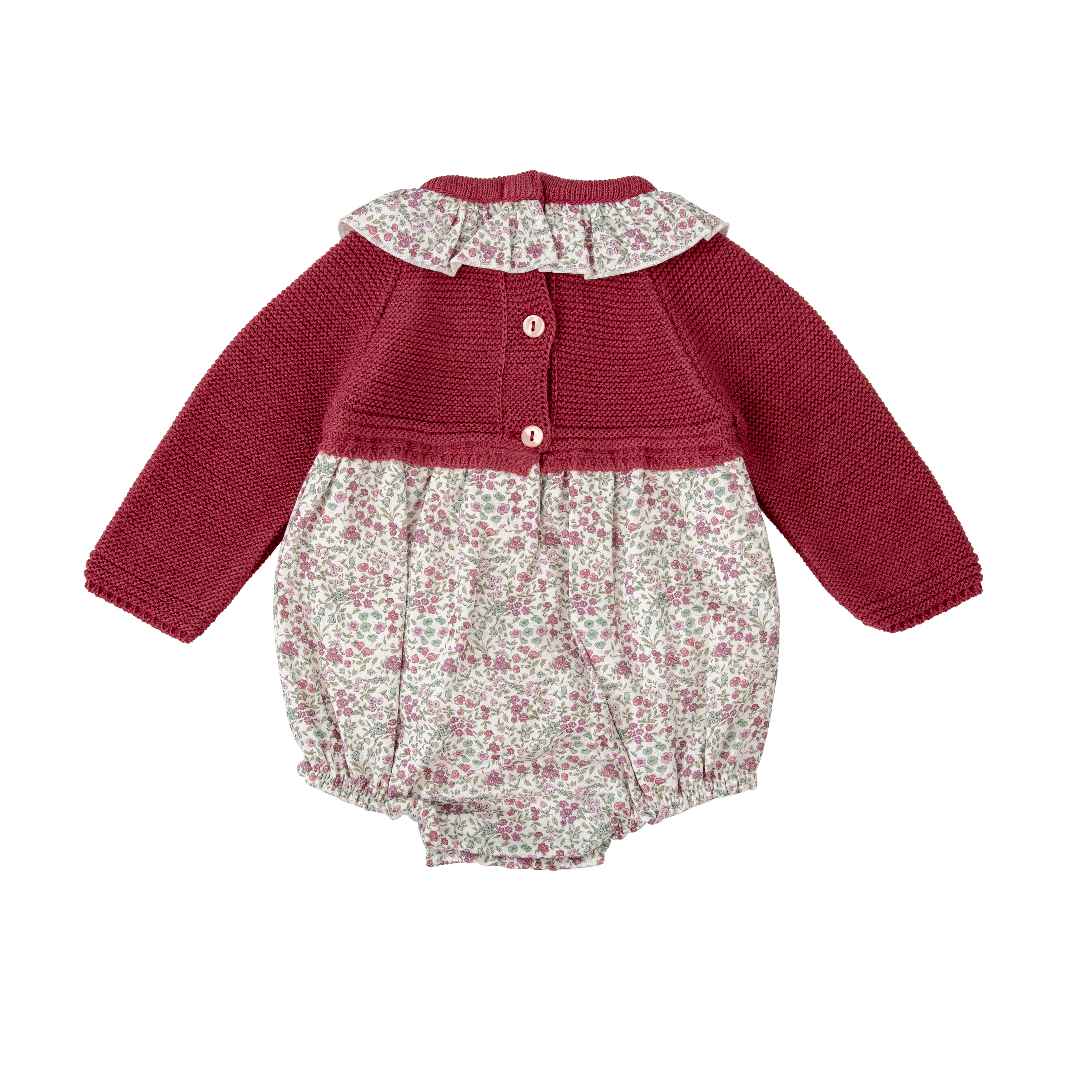 Ranita Punto Florecitas con Capota