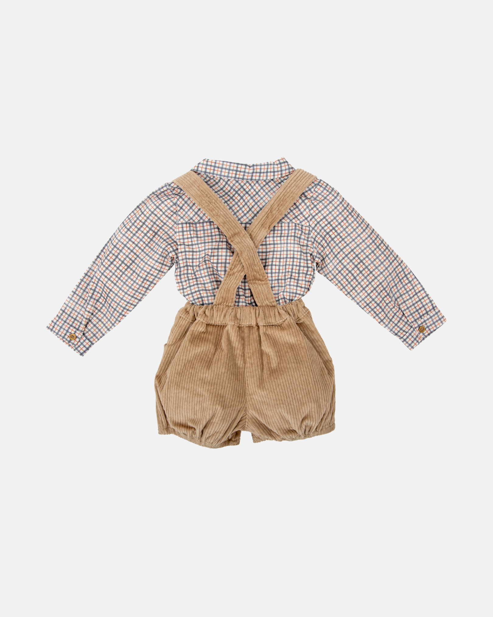 Conjunto Niño Peto de Pana