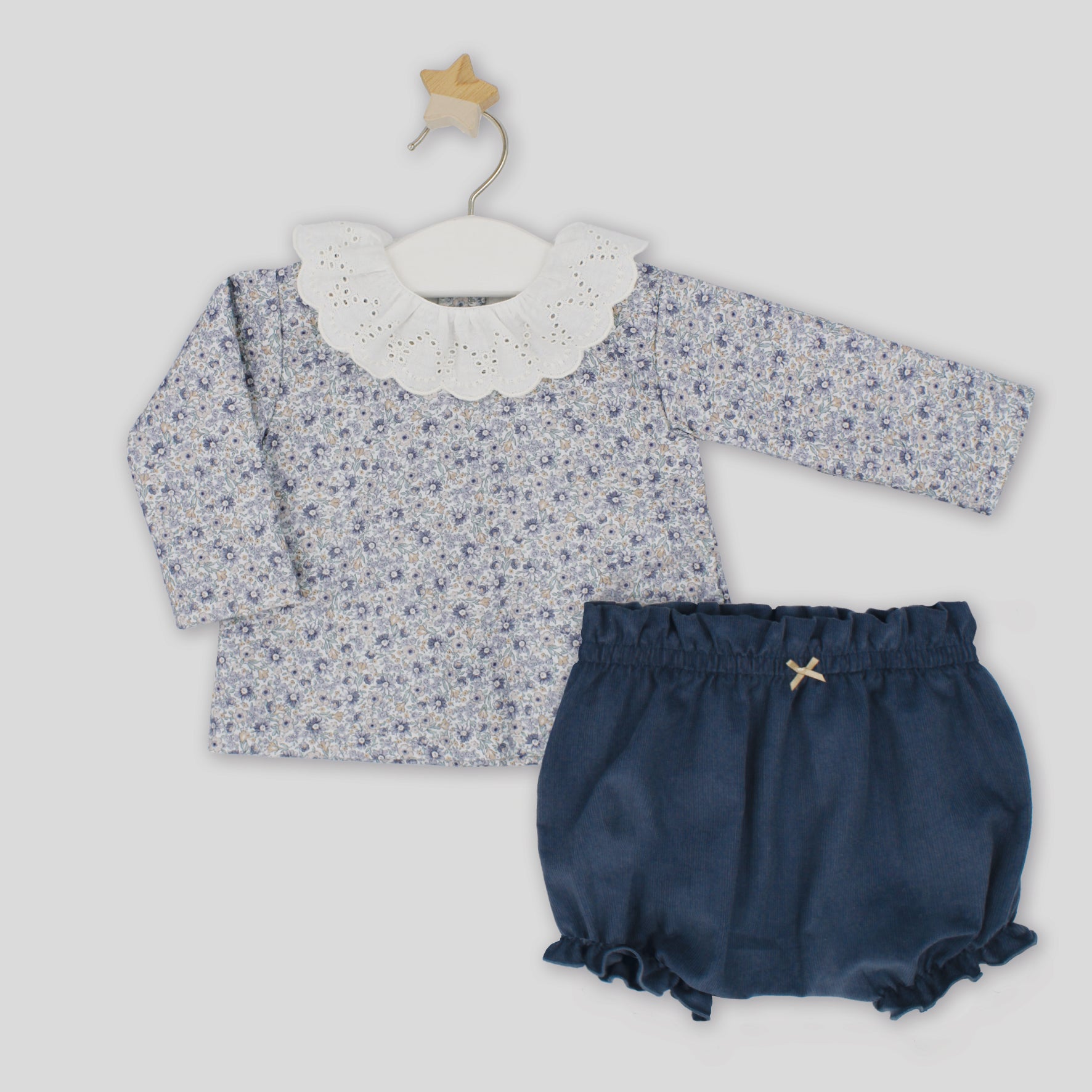 Conjunto Blusa Liberty y Cubre Micropana