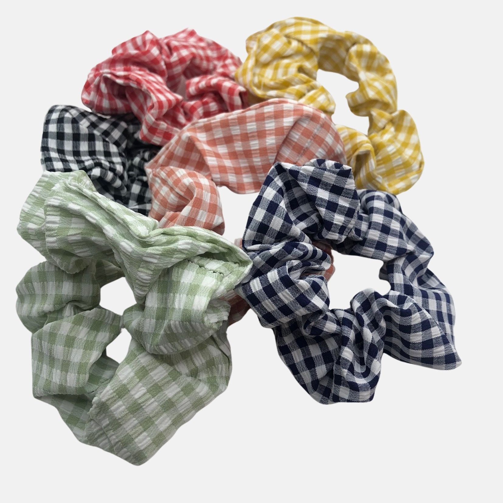 Vichy scrunchie hair tie