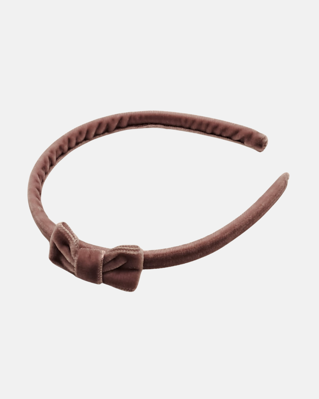 Diadema terciopelo lazo mini