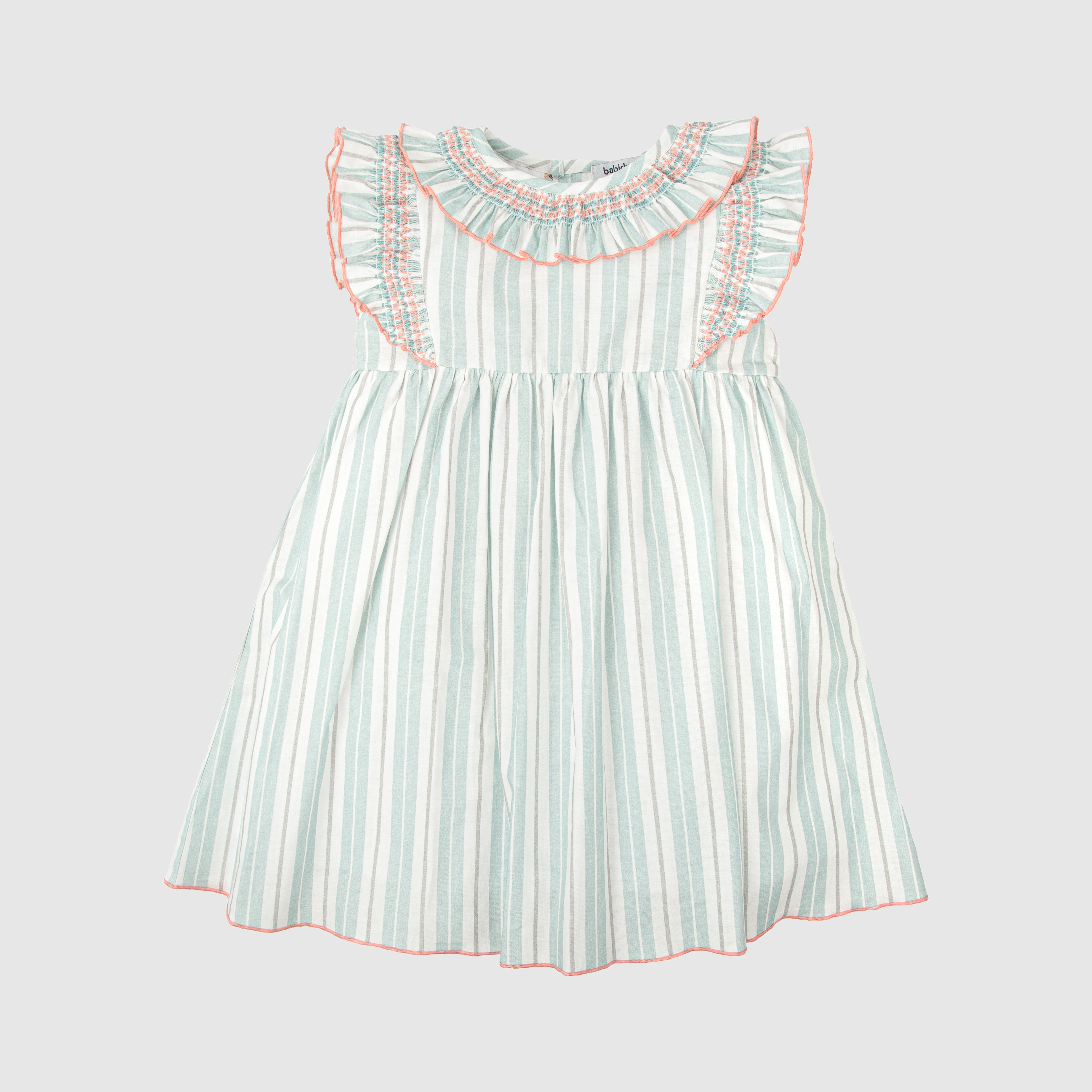 Vestido Rayas Volante