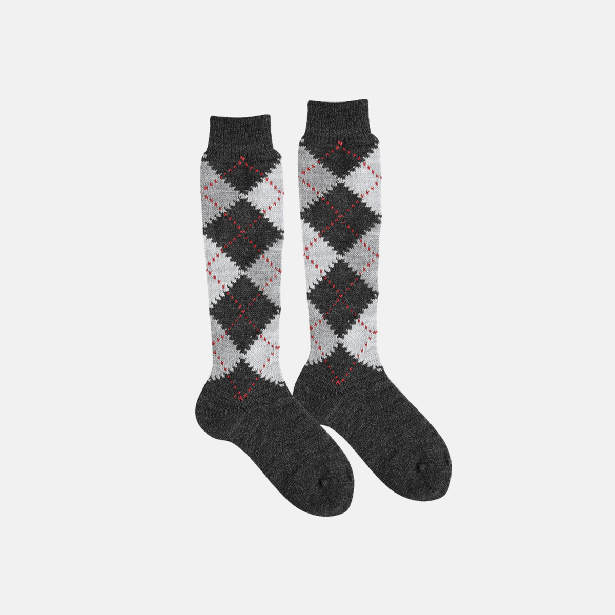 Calcetines altos de rombos
