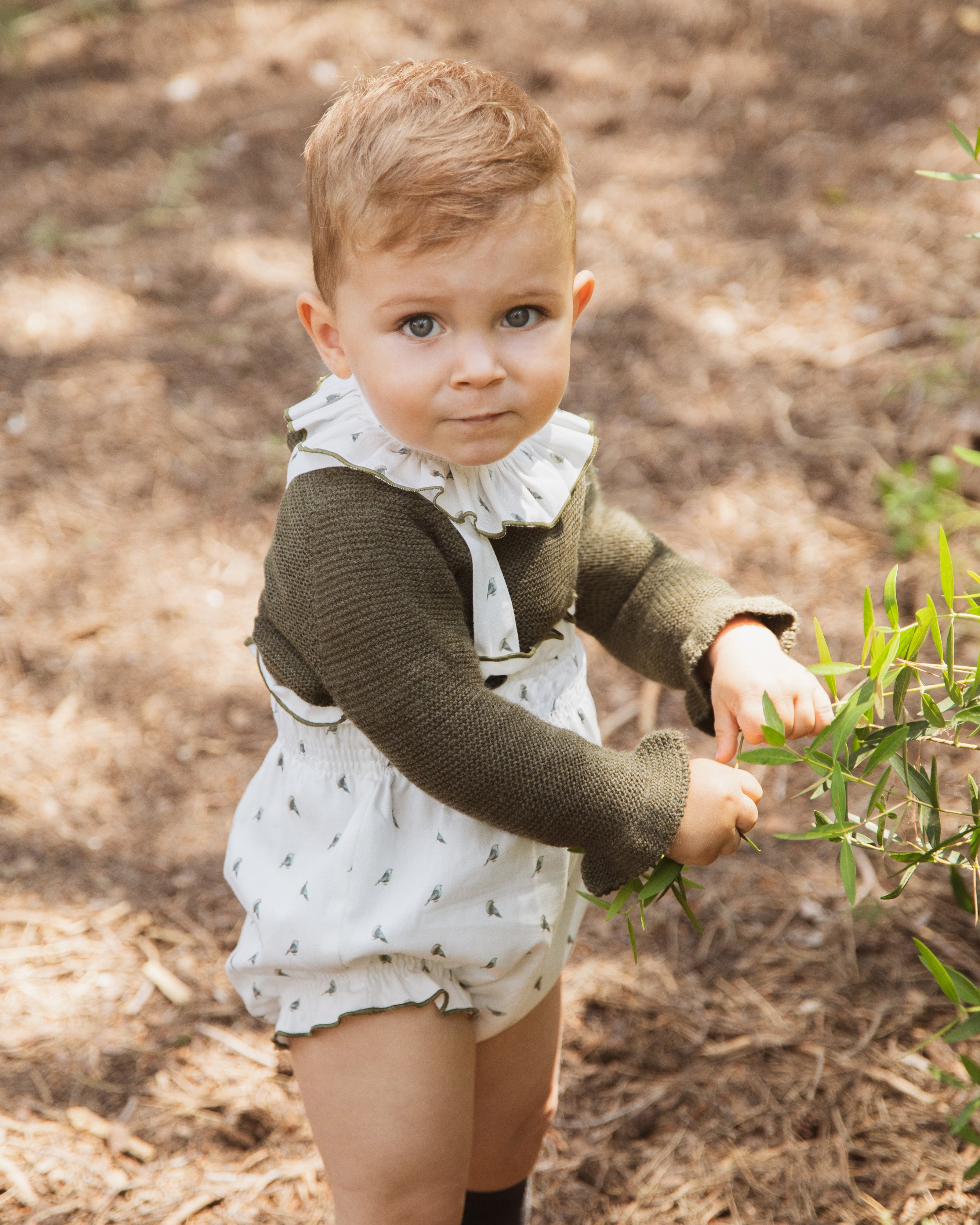 Cubrepañal tirantes Pajaritos