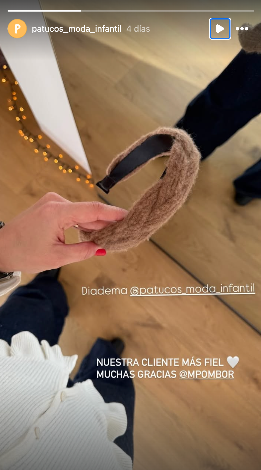 Diadema trenza lana