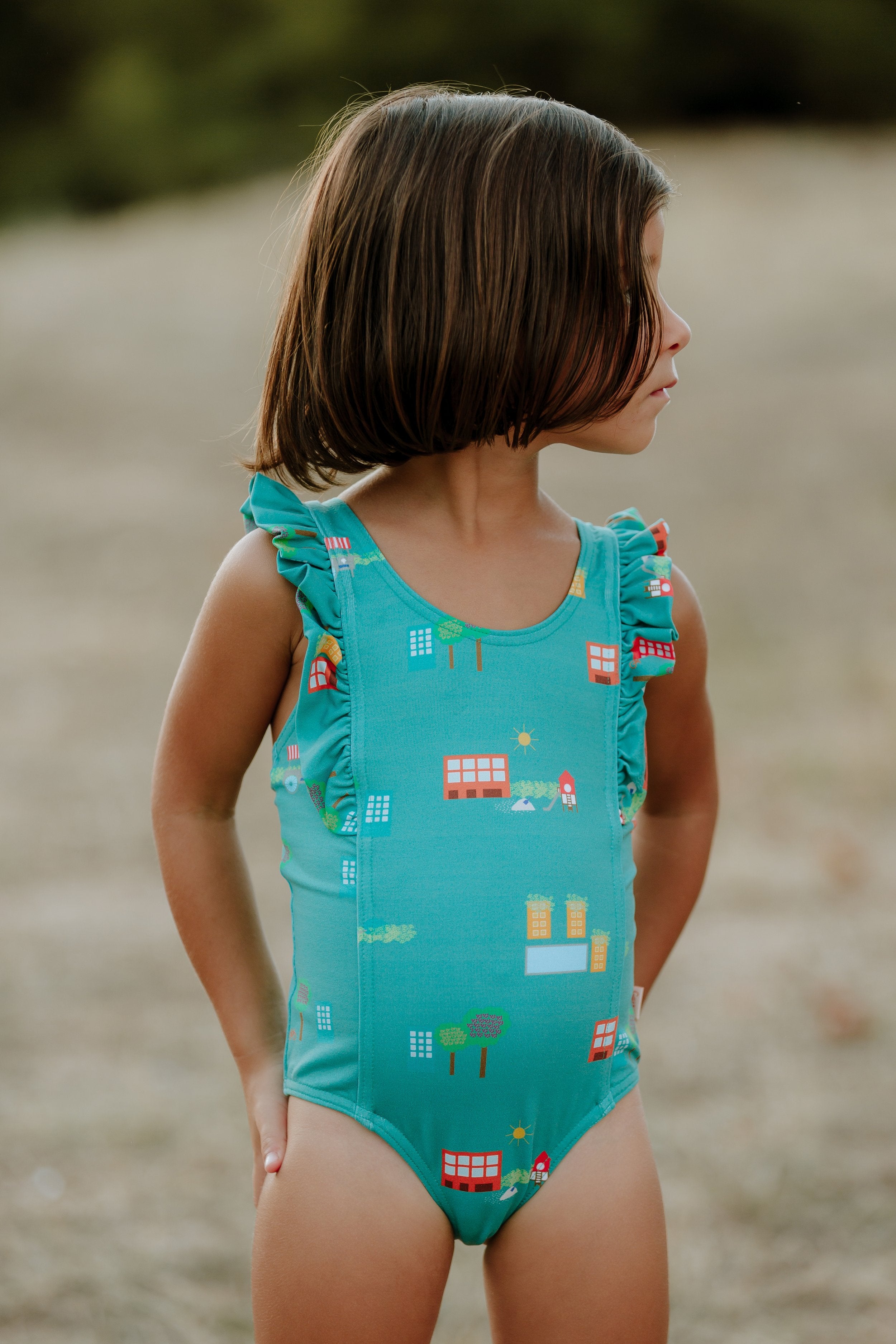 Güito City Summer Girl's Swimsuit