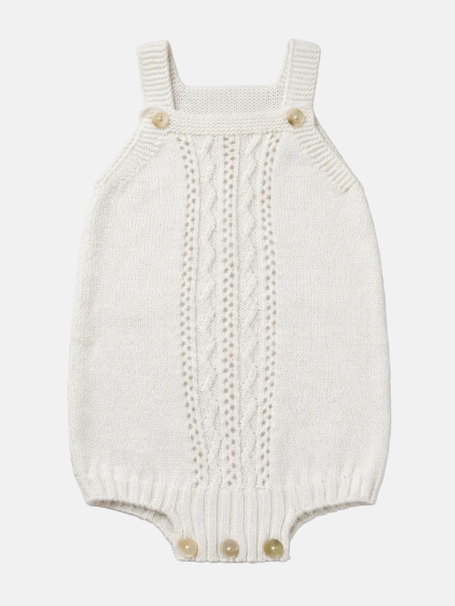 Aran Knit Dungarees