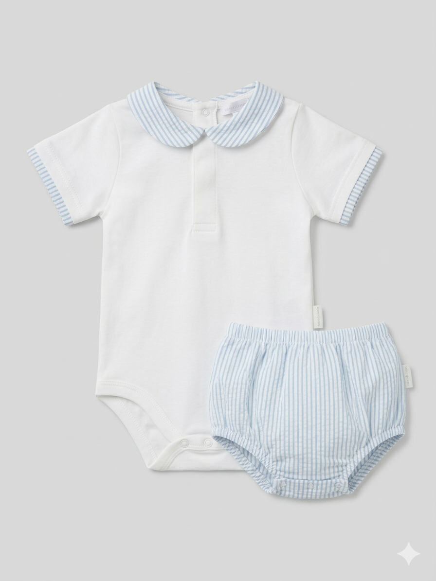 Conjunto Cubre Rayas Azul