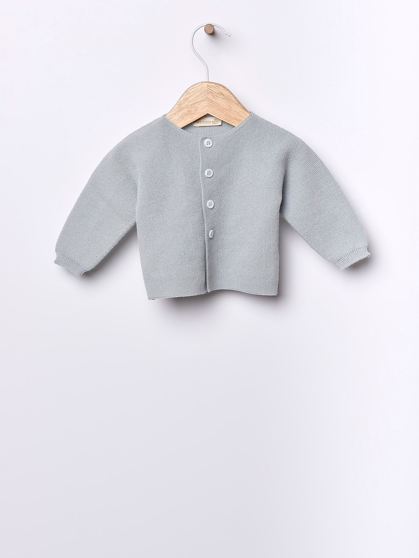 Chaqueta de punto fino básica
