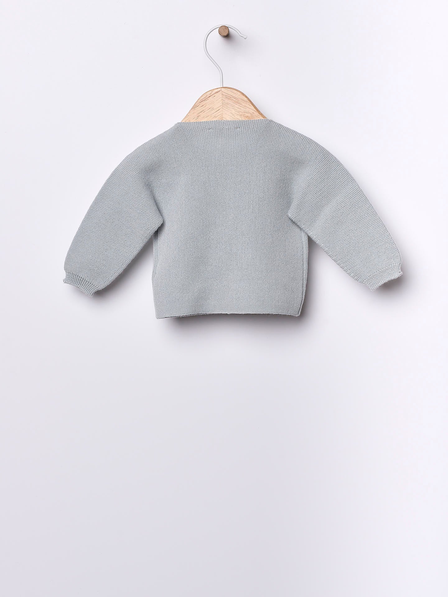 Chaqueta de punto fino básica