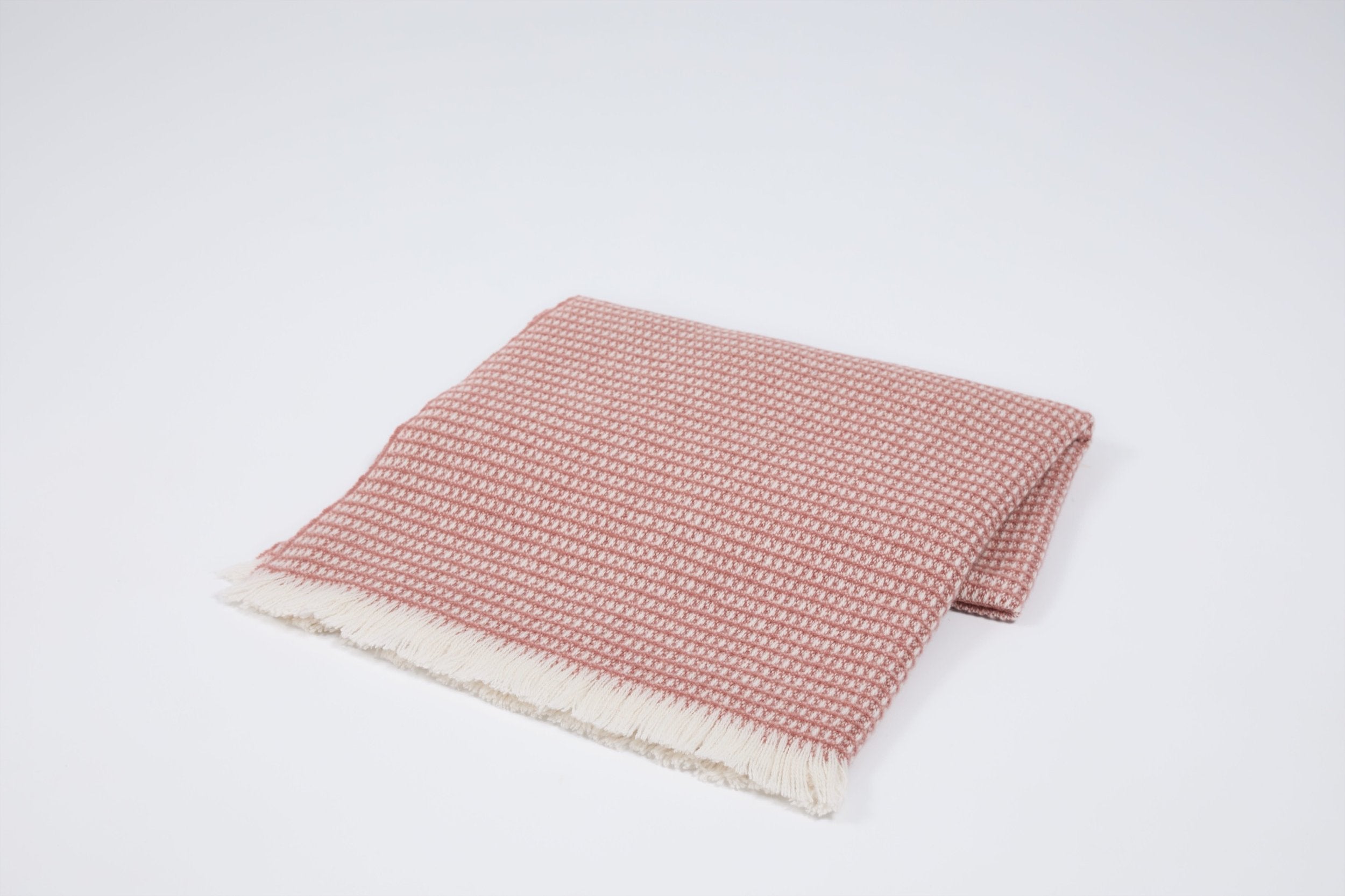 Dark Pink Honeycomb Baby Blanket